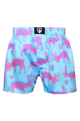 Pánské trenky všitá guma EXCLUSIVE ALI - Pánské trenky s všitou gumou REPRE4SC EXCLUSIVE ALI POP DEER - R1M-BOX-0691S - S