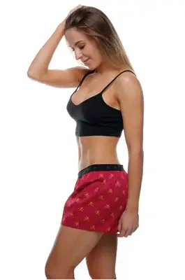 Dámské trenky - Dámské trenky s vytkávanou gumou REPRE4SC SMALL BONES - R0W-BOX-0704S - S