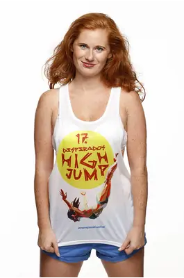 Oficiální kolekce HIGH JUMP trika - Tanktop für Frauen REPRE4SC High Jump Like a plane - R6W-TOP-6402S - S