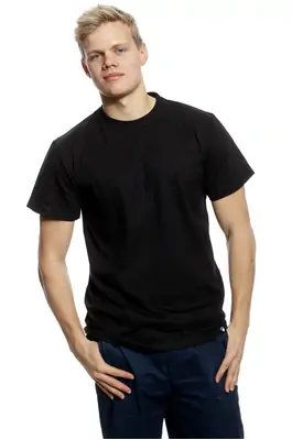 Men's T-shirts - Men's Short-sleeved shirt REPRE4SC SOLID BLACK - R8M-TSS-4301M - M