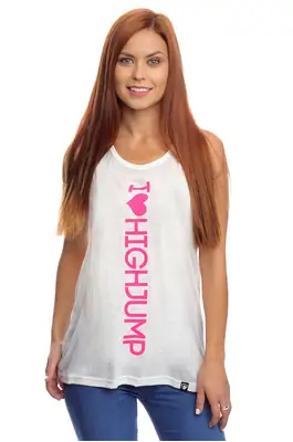 Oficiální kolekce HIGH JUMP trika - Tanktop für Frauen REPRE4SC High Jump LOVER - R9W-TOP-0602XL - XL