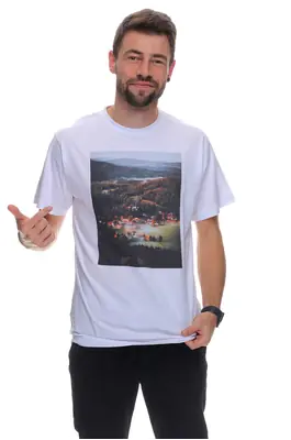 Men's T-shirts - Men's Short-sleeved shirt REPRE4SC HIDDEN VILLAGE - R0M-TSS-1802M - M