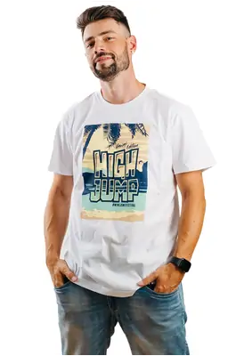 Oficiální kolekce HIGH JUMP trika - Men's Short-sleeved shirt REPRE4SC High Jump HAWAII - R2M-TSS-1602S - S