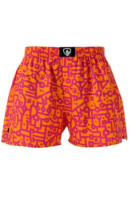 Pánské trenky všitá guma EXCLUSIVE ALI - Pánské trenky s všitou gumou REPRE4SC EXCLUSIVE ALI ELECTRO MAP - R2M-BOX-0631S - S