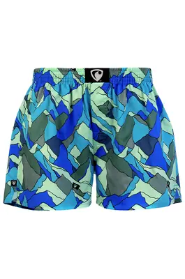 Pánské trenky všitá guma EXCLUSIVE ALI - Pánské trenky s všitou gumou REPRE4SC EXCLUSIVE ALI GLACIER SPOT - R2M-BOX-0650S - S