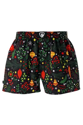 Pánské trenky všitá guma EXCLUSIVE ALI - Pánské trenky s všitou gumou REPRE4SC EXCLUSIVE ALI MISTLETOE - R2M-BOX-0641S - S