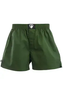 Pánské trenky všitá guma EXCLUSIVE ALI - Pánské trenky s všitou gumou REPRE4SC EXCLUSIVE ALI GREEN - R3M-BOX-0628S - S