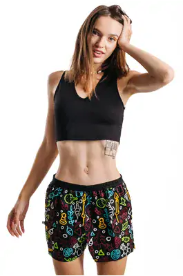 Ladies boxershorts with elastic waistband GIGI - Women's boxer shorts Repre GIGI XMAS COLLECTION - R3W-BOX-0713S - S