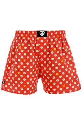 Pánské trenky všitá guma EXCLUSIVE ALI - Pánské trenky s všitou gumou REPRE4SC EXCLUSIVE ALI POLKA DOTSKULLS - R3M-BOX-0643S - S