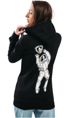 Women's sweatshirts - Women's sweatshirt with zip REPRE4SC SPACE GAMES - R3W-SWZ-0201S - S