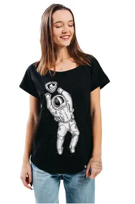 T-SHIRTS FÜR DAMEN - Kurzarm T-shirt für Frauen REPRE4SC SPACE GAMES - R3W-TSS-1401XS - XS