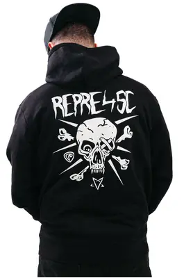 Men's sweatshirts - Men's sweatshirt hooded REPRE4SC HC - R3M-SWH-0301M - M