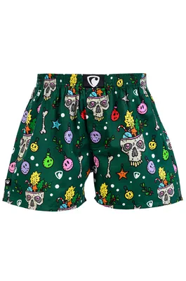men's boxershorts with woven label EXCLUSIVE ALI - Men's boxer shorts REPRE4SC EXCLUSIVE ALI X-MASSACRE - R4M-BOX-0621S - S