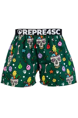men's boxershorts with Elastic waistband EXCLUSIVE MIKE - Men's boxer shorts REPRE4SC EXCLUSIVE MIKE X-MASSACRE - R4M-BOX-0721S - S