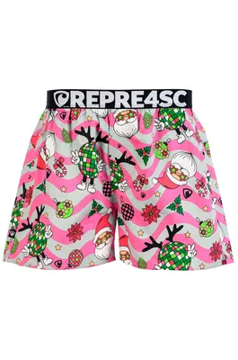 men's boxershorts with Elastic waistband EXCLUSIVE MIKE - Men's boxer shorts REPRE4SC EXCLUSIVE MIKE FUNKY VIBES - R4M-BOX-0722S - S