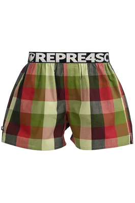 Pánské trenky s vytkávanou gumou CLASSIC MIKE - Pánské trenky s vytkávanou gumou REPRE4SC CLASSIC MIKE 23269 - R3M-BOX-0269L - L
