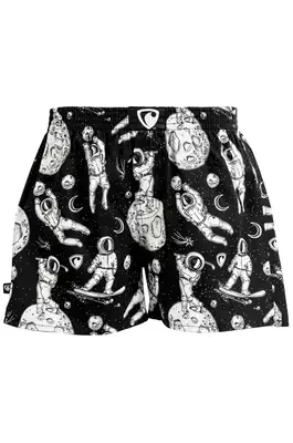 Pánské trenky všitá guma EXCLUSIVE ALI - Pánské trenky s všitou gumou REPRE4SC EXCLUSIVE ALI SPACE GAMES - R4M-BOX-0617S - S