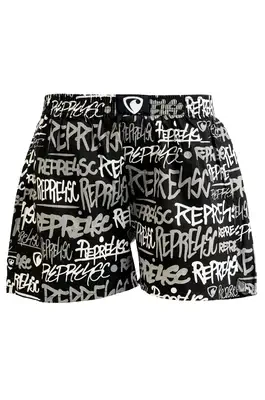 men's boxershorts with woven label EXCLUSIVE ALI - Men's boxer shorts REPRE4SC EXCLUSIVE ALI SIGNATURE - R4M-BOX-0613S - S