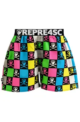 men's boxershorts with Elastic waistband EXCLUSIVE MIKE - Men's boxer shorts REPRE4SC EXCLUSIVE MIKE BONES MONOSCOPE - R4M-BOX-0718S - S