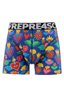 men's boxer briefs - Men's boxer briefs REPRE4SC SPORT SPORT BURNING VALENTINE - R4M-BOX-0405S - S