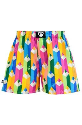 men's boxershorts with woven label EXCLUSIVE ALI - Men's boxer shorts REPRE4SC EXCLUSIVE ALI PASTEL UP! - R4M-BOX-0626S - S