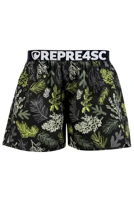 men's boxershorts with Elastic waistband EXCLUSIVE MIKE - Men's boxer shorts REPRE4SC EXCLUSIVE MIKE PRICKLY TREETOP - R4M-BOX-0724S - S