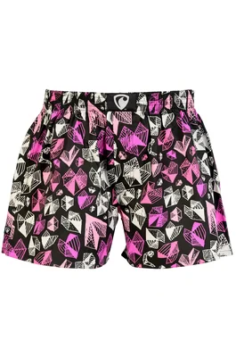 Pánské trenky všitá guma EXCLUSIVE ALI - Pánské trenky s všitou gumou REPRE4SC EXCLUSIVE ALI DIAMOND HEARTS - R5M-BOX-0601S - S