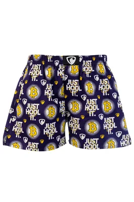 men's boxershorts with woven label EXCLUSIVE ALI - Men's boxer shorts REPRE4SC EXCLUSIVE ALI JUST HODL IT - R5M-BOX-0611S - S