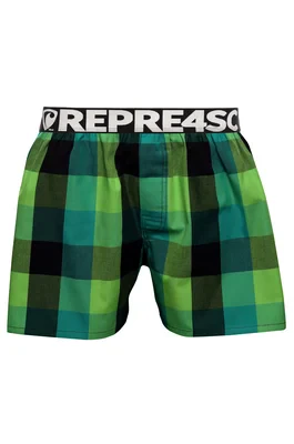 Pánské trenky s vytkávanou gumou CLASSIC MIKE - Pánské trenky s vytkávanou gumou REPRE4SC CLASSIC MIKE 23263 - R3M-BOX-0263S - S