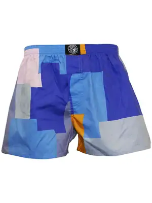 men's boxershorts with woven label EXCLUSIVE ALI - Men's boxer shorts REPRE4SC EXCLUSIVE PAINTER - R2M-BOX-0699S - S