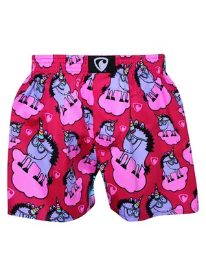 men's boxershorts with woven label EXCLUSIVE ALI - Men's boxer shorts REPRE4SC EXCLUSIVE ALI TOMS UNICORN - R0M-BOX-0615S - S