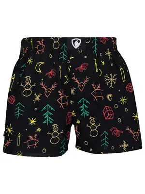 PÁNSKE TRENKY všitá guma EXCLUSIVE ALI - Pánske trenky REPRE4SC EXCLUSIVE ALI XMAS SPIRIT - R0M-BOX-0626S - S