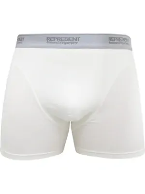 Maloobchod - Pánské boxerky s vytkávanou gumou REPRE4SC WHITE - R1M-BOX-0502S - S