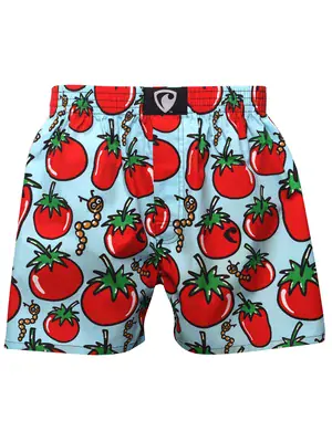 men's boxershorts with woven label EXCLUSIVE ALI - Men's boxer shorts REPRE4SC EXCLUSIVE ALI TOMATOES - R1M-BOX-0652S - S