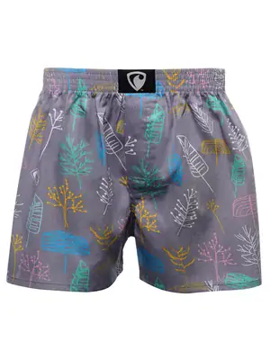 men's boxershorts with woven label EXCLUSIVE ALI - Men's boxer shorts REPRE4SC EXCLUSIVE ALI HERBS - R1M-BOX-0660S - S