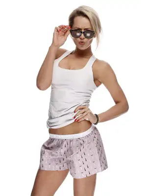 Dámské trenky - Boxershorts für Frauen REPRE4SC TIES - R7W-BOX-0114S - S