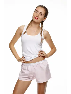 Dámské trenky - Dámské trenky s vytkávanou gumou REPRE4SC CLASSIC 17142 - R7W-BOX-0142S - S
