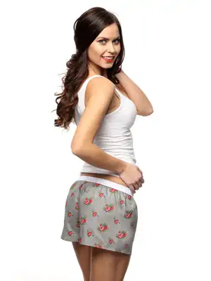 Ladies boxershorts - Women's boxer shorts REPRE4SC ROSES - R8W-BOX-0106L - L