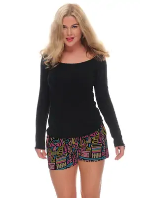 Dámské trenky - Dámské trenky s vytkávanou gumou REPRE4SC TRIBE - R0W-BOX-0709S - S