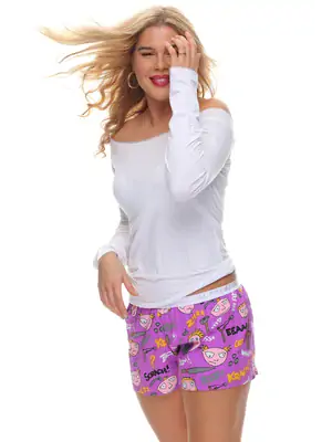 Dámské trenky - Dámské trenky s vytkávanou gumou REPRE4SC TROUBLEMAKERS - R0W-BOX-0712S - S