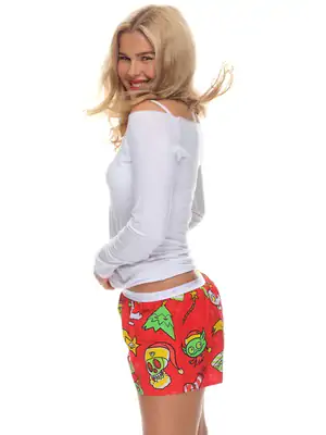 Dámské trenky - Dámske trenky REPRE4SC XMAS PARTY - R0W-BOX-0713S - S