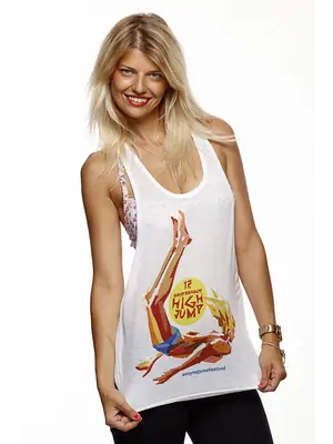 Oficiální kolekce HIGH JUMP trika - Tanktop für Frauen REPRE4SC High Jump The Blond - R6W-TOP-6502XS - XS