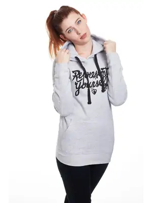 Dámské mikiny - Dámská mikina s kapucí REPRE4SC HANDWRITE - R7W-SWH-1903S - S