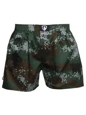 Pánské trenky všitá guma EXCLUSIVE ALI - Pánské trenky s všitou gumou REPRE4SC EXCLUSIVE ALI SPECNAZ CAMO - R6M-BOX-0607S - S