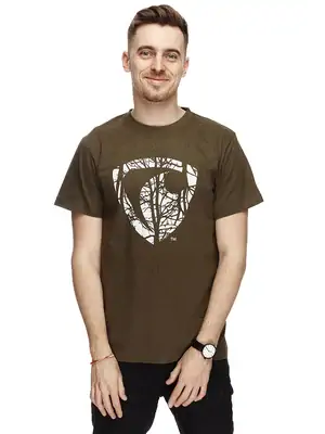 Pánská trička - Pánské tričko s krátkým rukávem REPRE4SC DARK WOOD - R8M-TSS-2805S - S