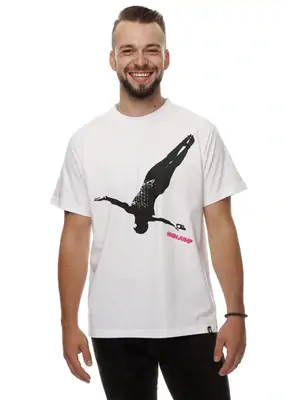 Oficiální kolekce HIGH JUMP trika - Pánské tričko s krátkým rukávem REPRE4SC High Jump WATER AIR - R8M-TSS-3102S - S