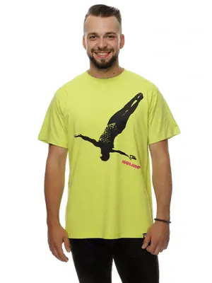 Oficiální kolekce HIGH JUMP trika - Pánské tričko s krátkým rukávem REPRE4SC High Jump WATER AIR - R8M-TSS-3105S - S