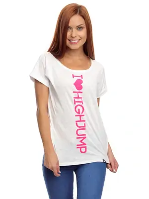 Oficiální kolekce HIGH JUMP trika - Kurzarm T-shirt für Frauen REPRE4SC High Jump LOVER - R9W-TSS-0902XL - XL