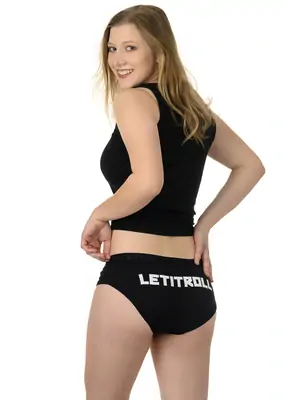 Kalhotky hiphugger - Dámské kalhotky REPRE4SC HIPHUGGER LET IT ROLL - R1W-PTS-0149XS - XS