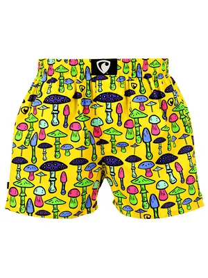 men's boxershorts with woven label EXCLUSIVE ALI - Men's boxer shorts REPRE4SC EXCLUSIVE ALI POISON MUSHROOMS - R2M-BOX-0607S - S